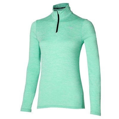 Manga Larga Mizuno Impulse Core Longsleeve Mujer Verdes Claro - Chile M901OLIKGU